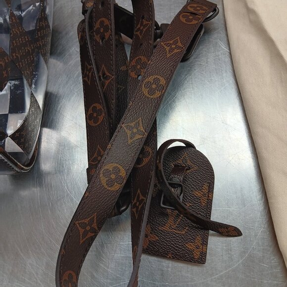 Louis Vuitton Monogram Virgil Abloh Clear Chess Keepall - Picture 4 of 5